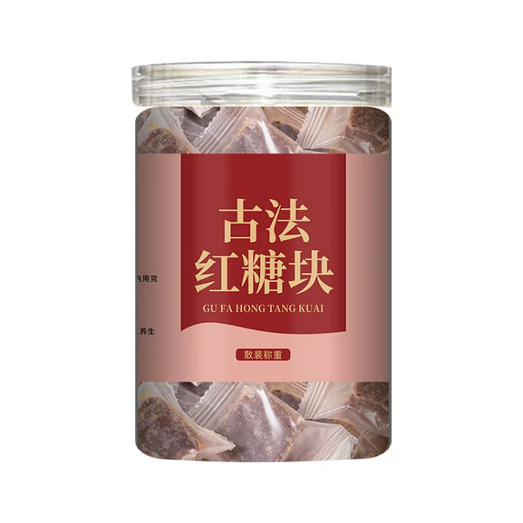 云南古法老红糖  正宗土红糖纯手工独立包装 补气血黑糖250g*1盒