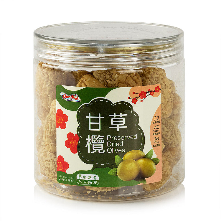 Dandy's Preserved Dried Olives 220g 1 each
