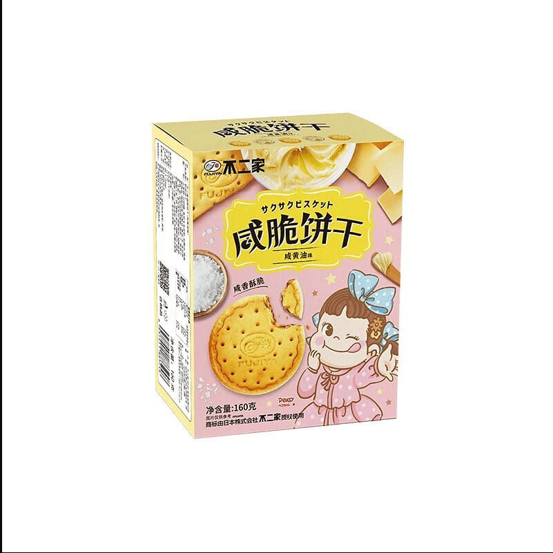 Salted butter flavored biscuits 160g*1 box 160 g