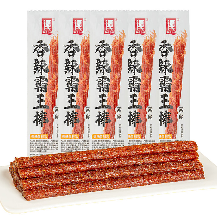 源氏 香辣霸王棒辣条解馋零食香辣味 32g*6包