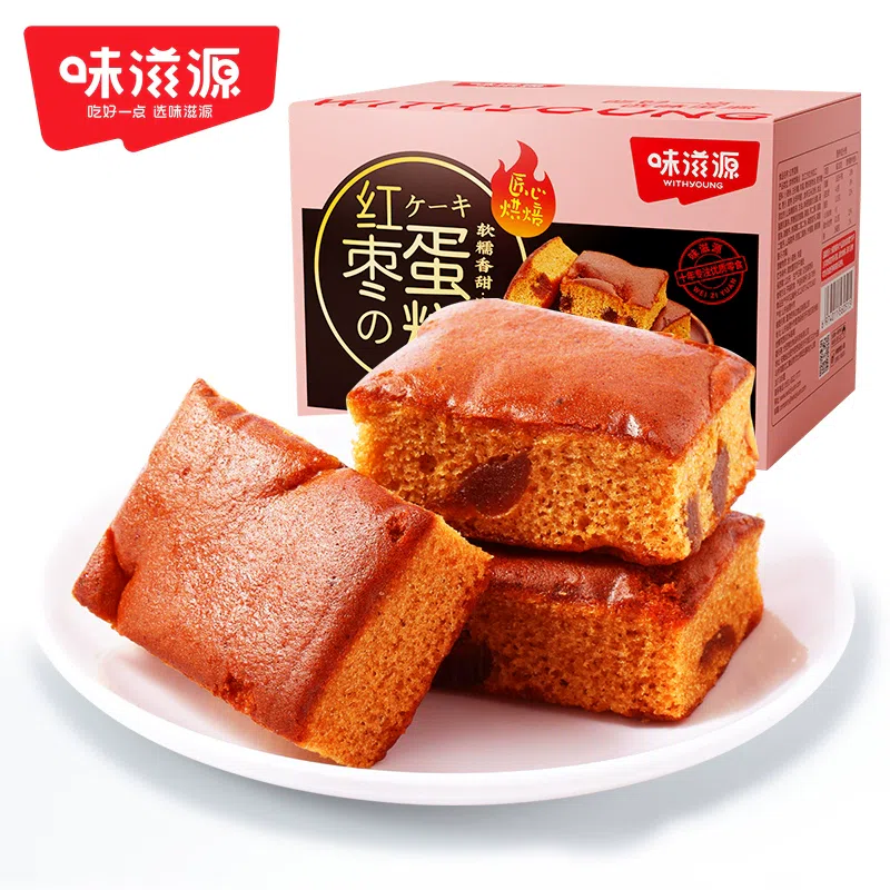 味滋源红枣蛋糕500g 500 克