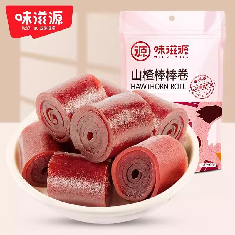 Tastesource Hawthorn Stick Roll 100g Fructus Crataegi Hawthorn Snacks 100 g