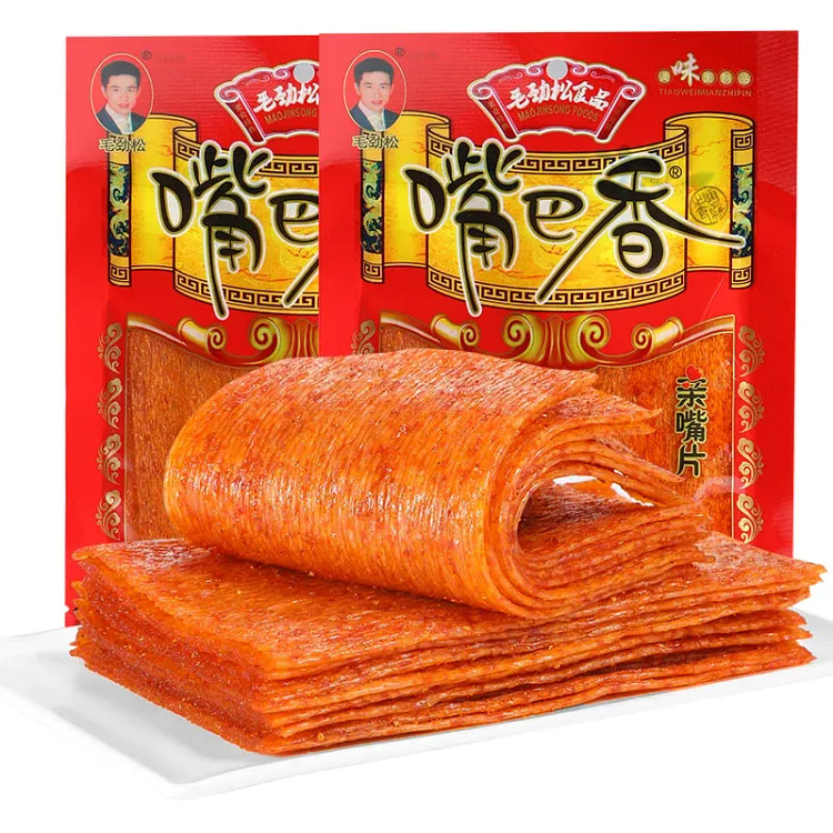 毛劲松 嘴巴香辣条亲嘴片  80g*1袋 80 克