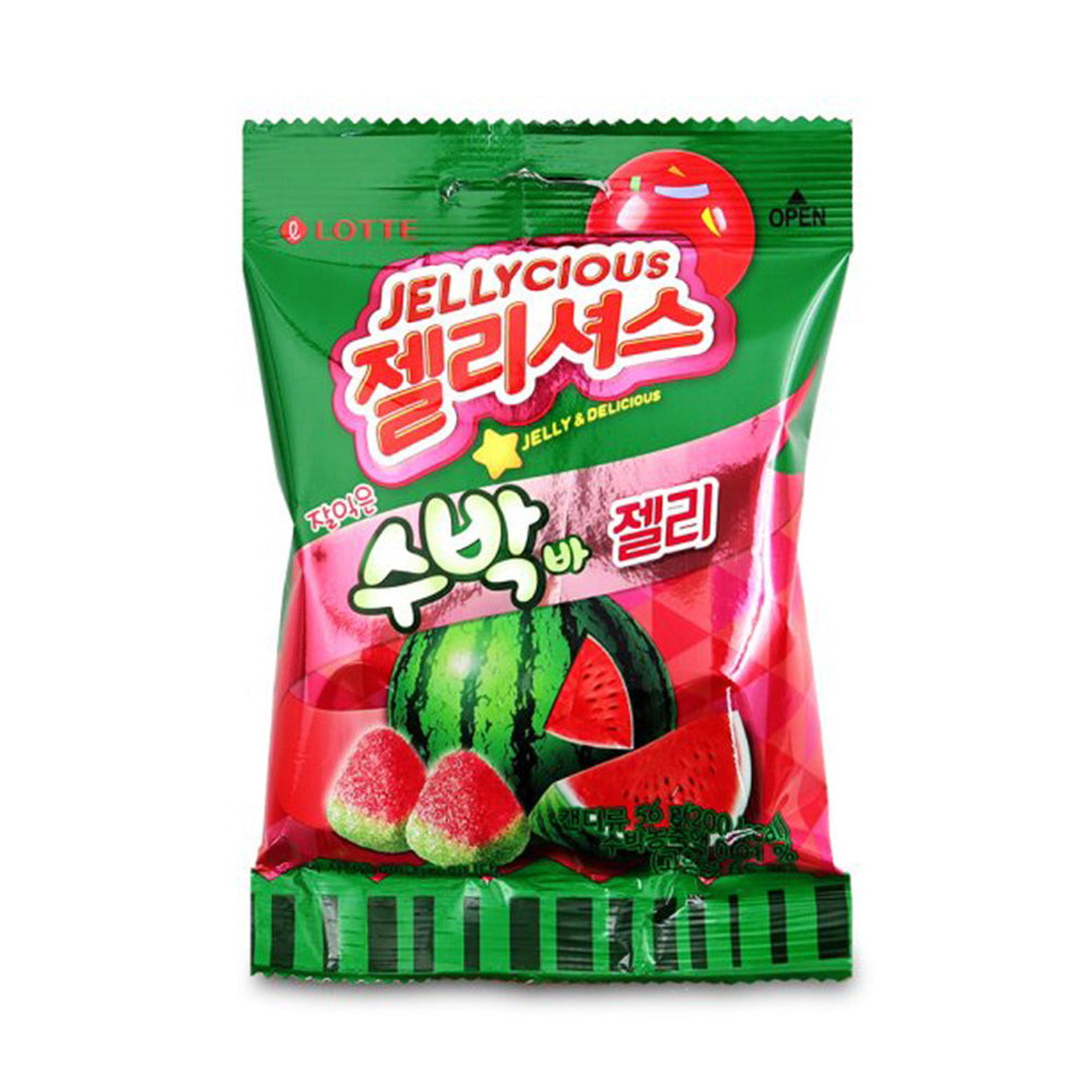 Get Lotte Jellycious Watermelon Bar Jelly Delivered Weee! Asian Market