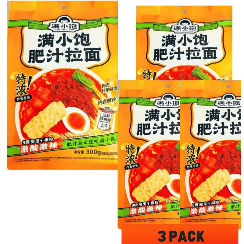 Manxiaobao Rich Sauce Ramen Extra Thick300g*3pcs 300 g