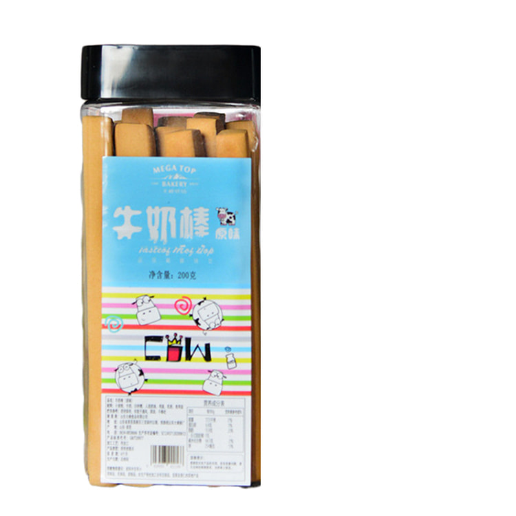 大峰 长条手工硬牛奶棒条干吃宿舍零食大人耐吃解馋小点心手指饼干200g*1盒
