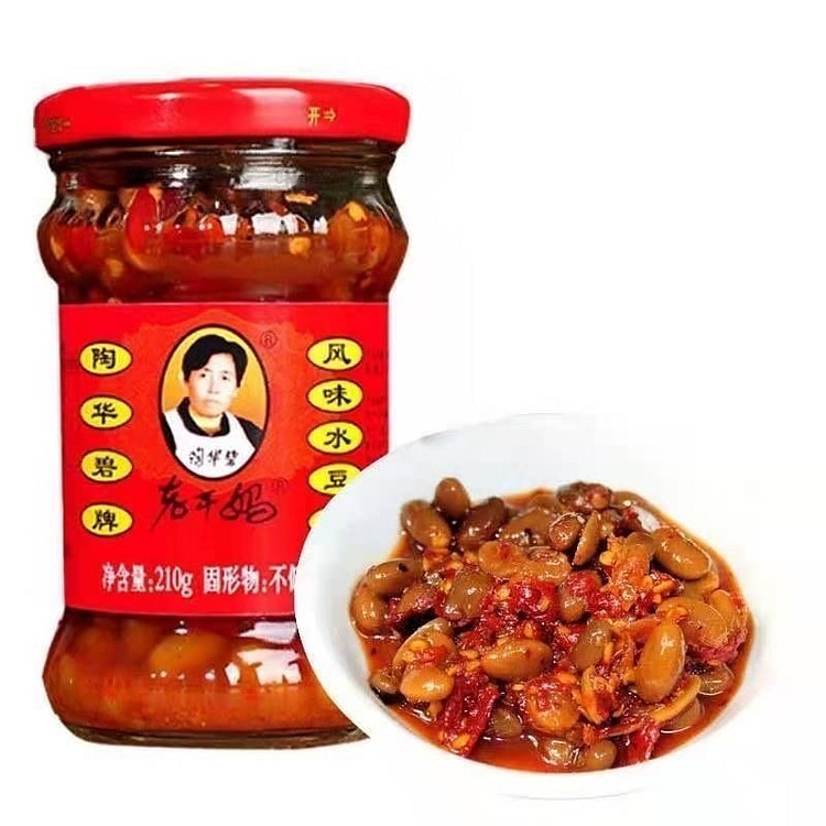 贵州特产老干妈风味水豆豉辣椒香辣酱拌饭拌面调料下饭菜瓶装