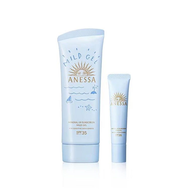 Shiseido Anessa Mineral UV Sunscreen Mild Gel for Sensitive Skin & Babies 90 g