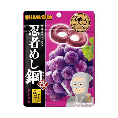 UHA味覚糖 忍者めし鋼グレープ味 45g 1 個