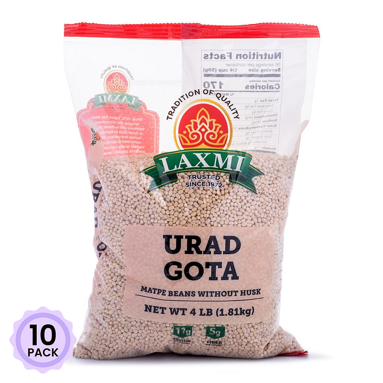 Laxmi Urad Gota (Black Whole Lentil) 4 lb*10 pack