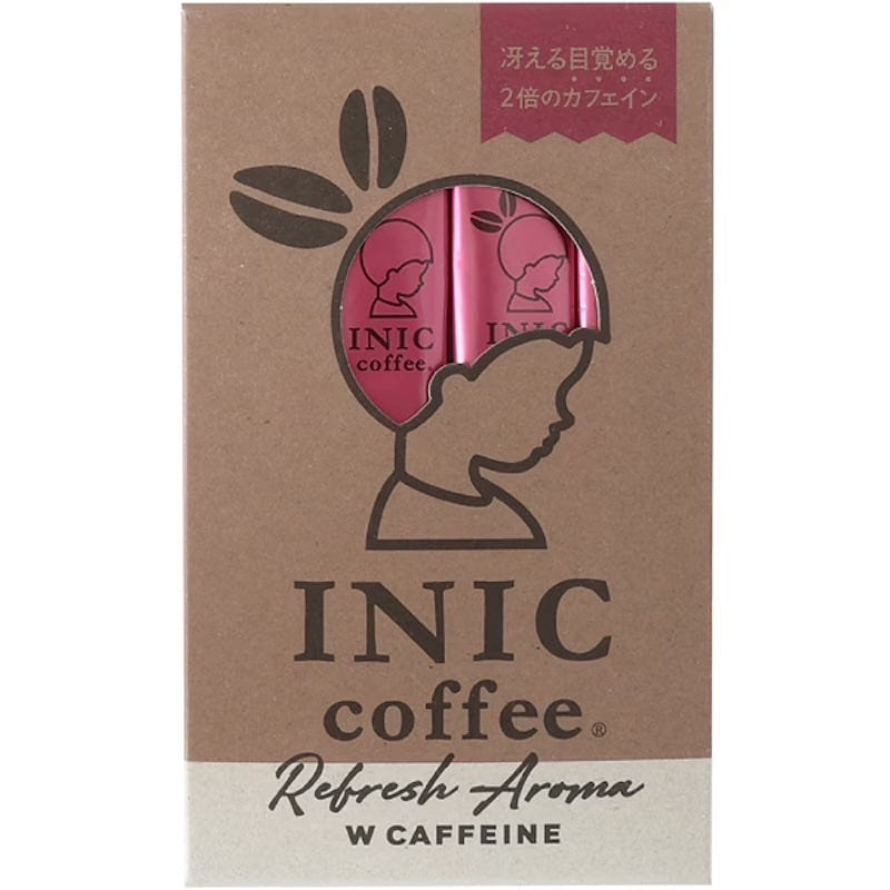 INIC IN-163 Refresh Aroma DblCaf 12stk [Inst.Cf] 1 each