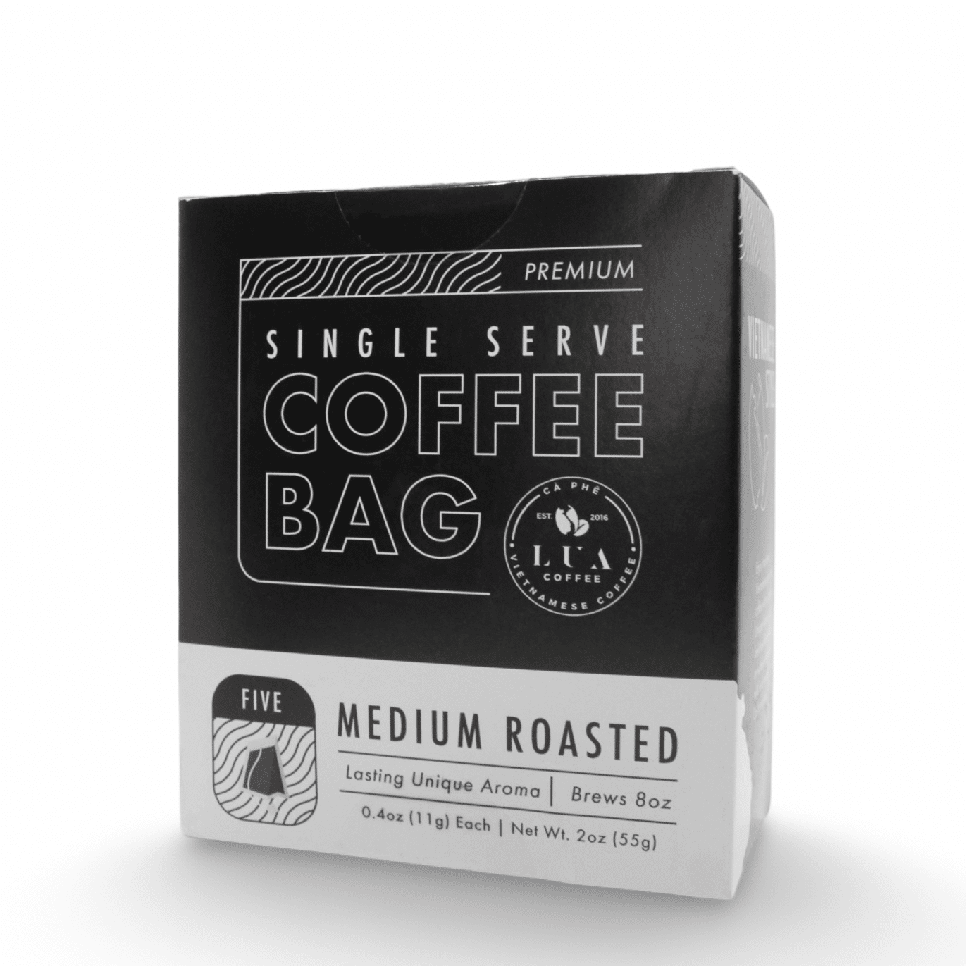 Lua Coffee - T-Bag Style Coffee (5 Count) 2 oz