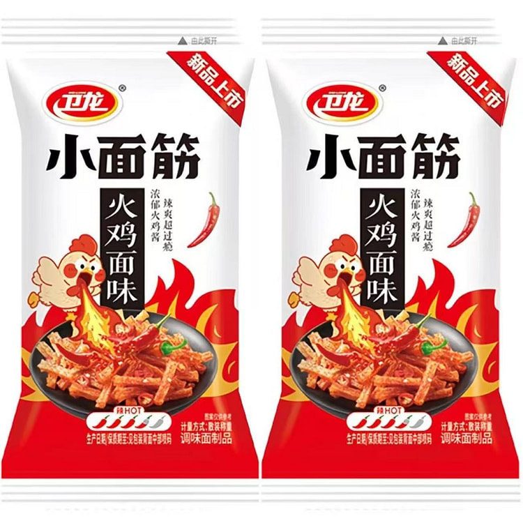 卫龙小面筋火鸡面味250g 250 克