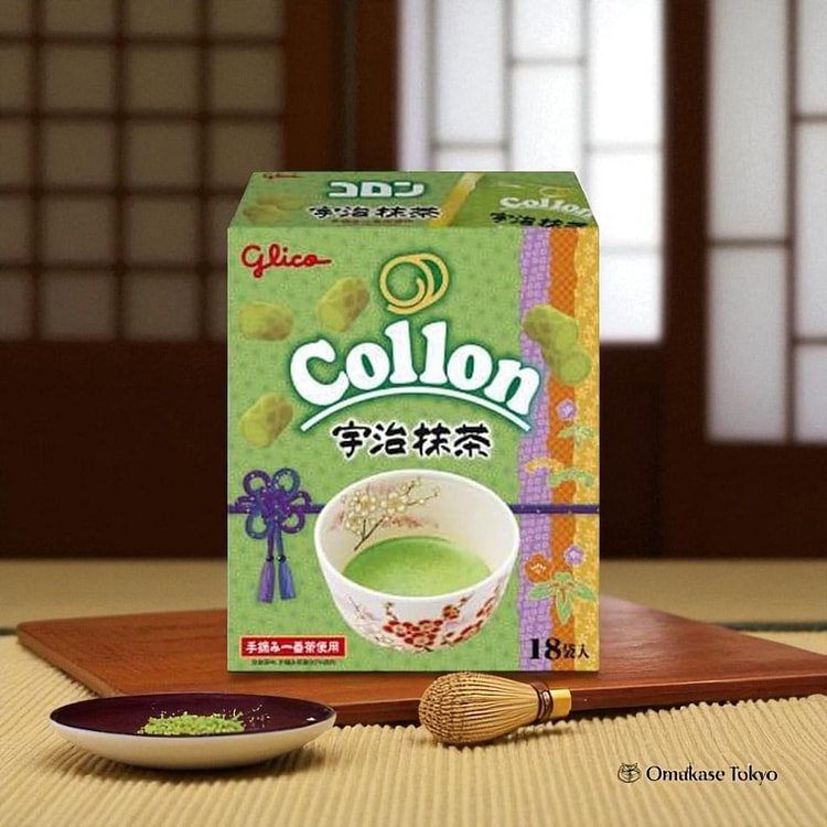 Glico Uji Matcha Cologne, 18 Bags