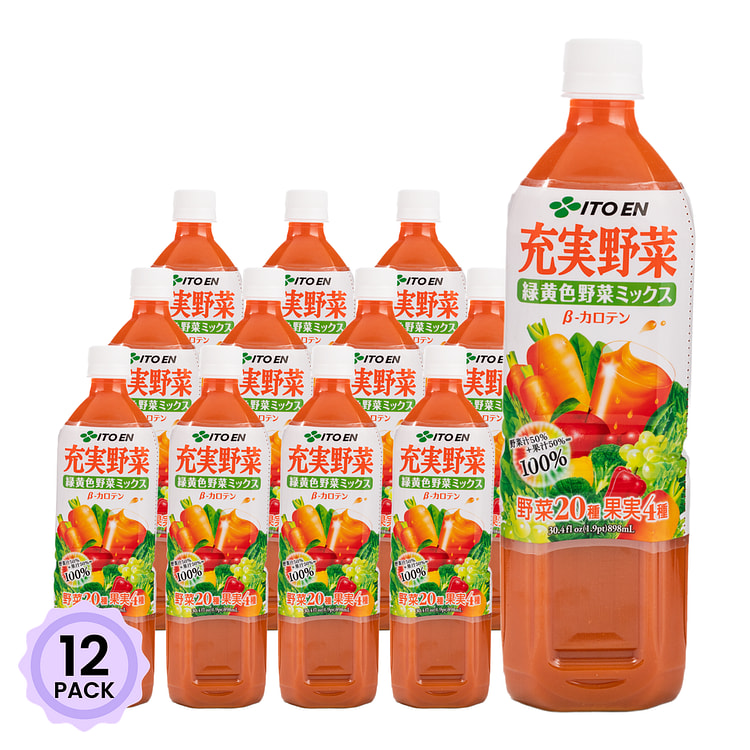 伊藤园 蔬果汁 原味 898 毫升*12 包