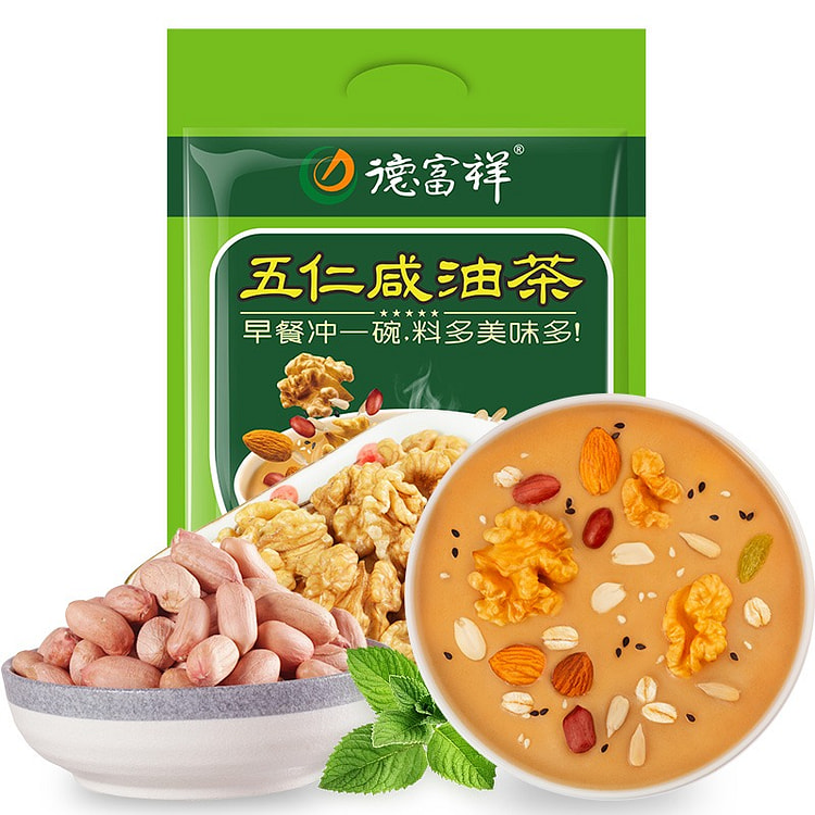 德富祥陕西果仁油茶五仁咸油茶400g