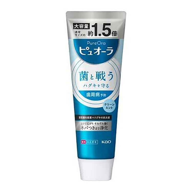 花王 除菌牙膏 普通薄荷 加量版 170g