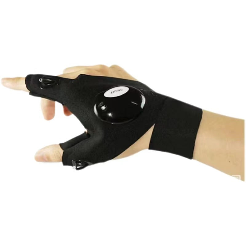 Fishing Artifact Luminous Gloves Led Flashlight -Right Hand 1 Pc 1 count
