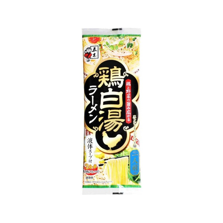 五木食品 鸡肉白汤拉面 1人份 124g