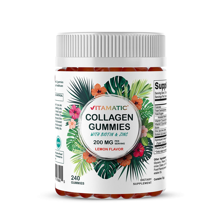Hydrolyzed Collagen Gummies, 240 Gummies