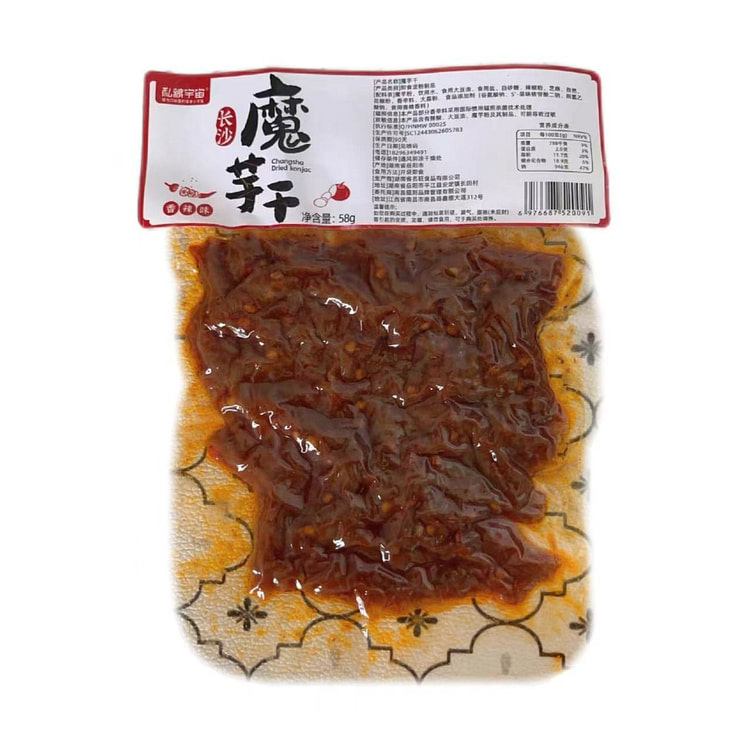 Dried Taro Starch with Spicy Flavor 1 Bag 58g 58 g