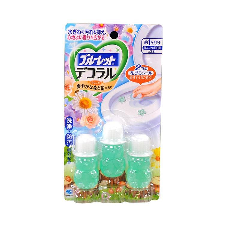 KOBAYASHI Bathroom Toilet Bowl Cleaner Deodorizer Green 3pc/ 1 カウント