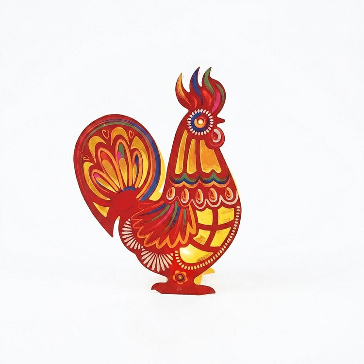 Ikachi Large Chicken Lantern 1 each