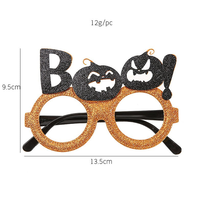 Halloween Spectacle Party Pumpkin Day-Black Pumpkin 1 each