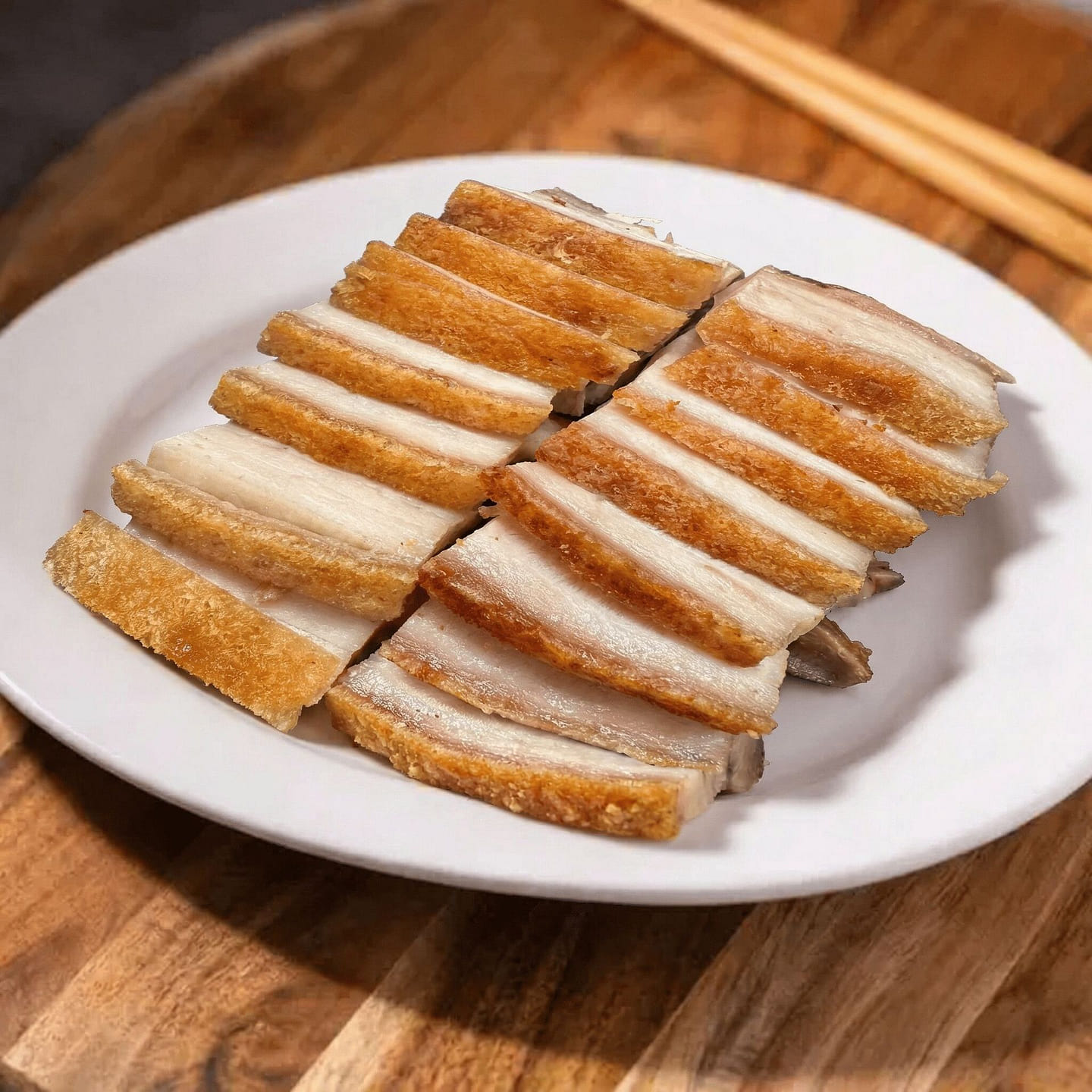 Crispy Pork Belly 0.5lb Crackling Perfection 1 each