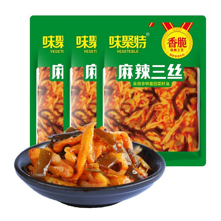 味聚特麻辣三丝爽脆下饭菜109g*1袋 109 克