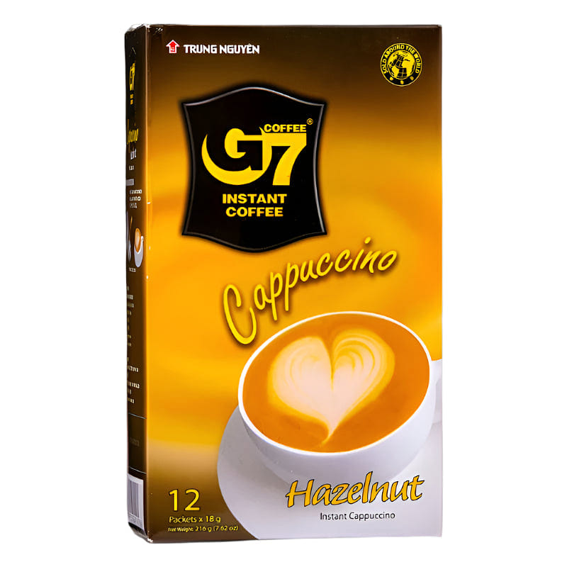 Trung Nguyen G7 Coffee Instant Hazelnut Cappuccino 1 each