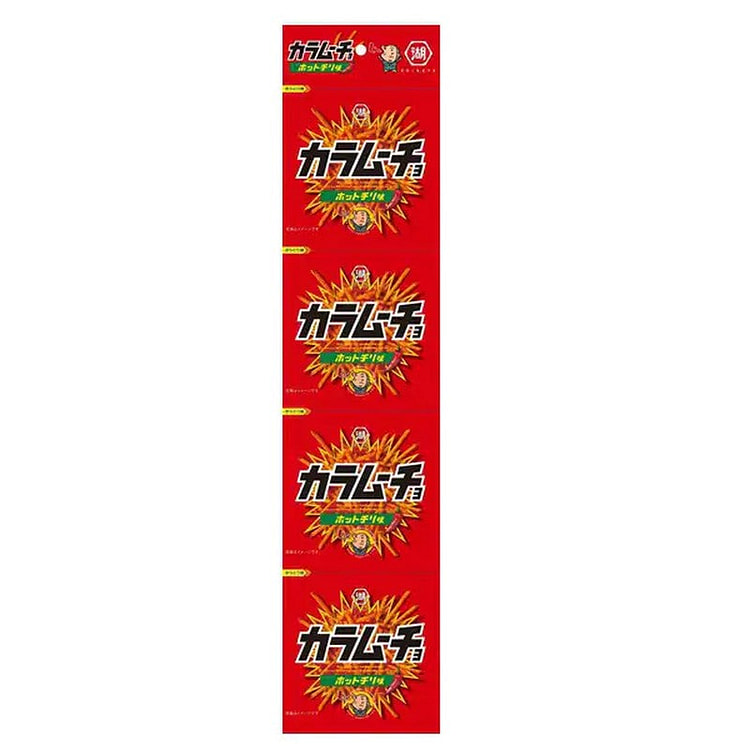 湖池屋4条装卡拉穆乔辣椒味48g