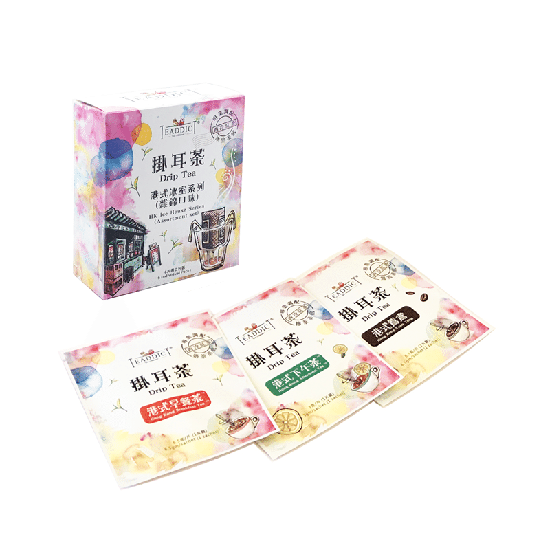 Teaddict HK Ice House Series Drip Filter Tea Bag (assorted) 8GX6 48 g