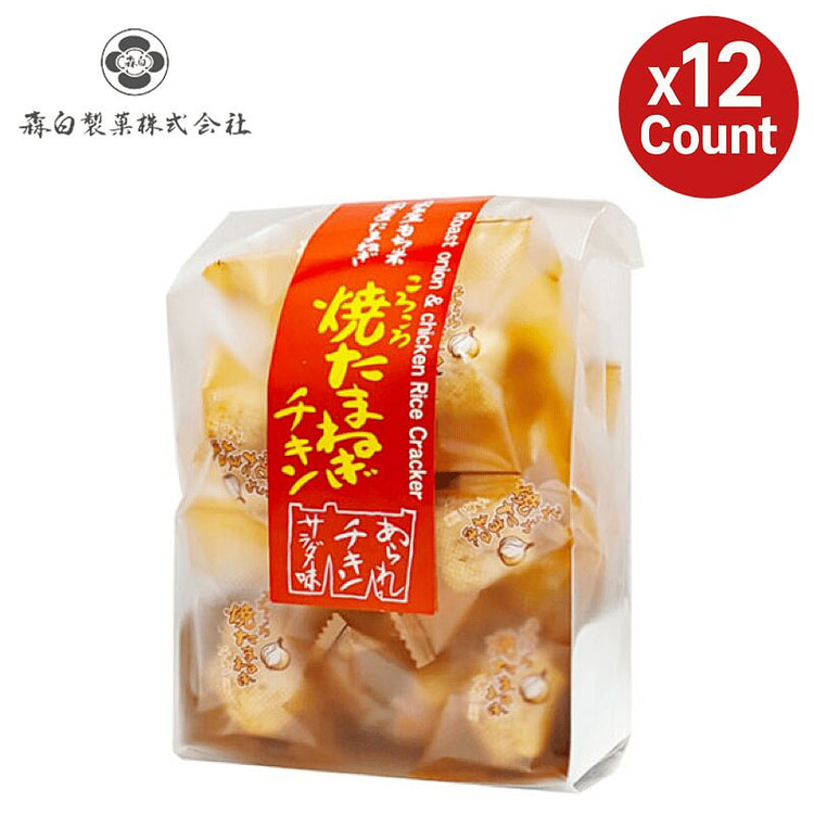 Morishiro Roasted Onion Chicken Arare 12 Count