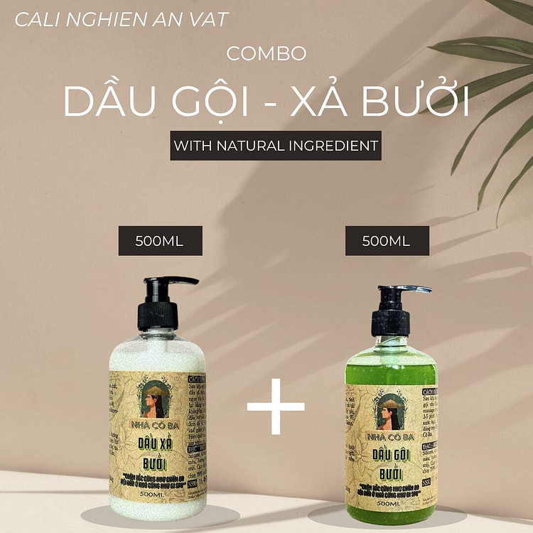 葡萄柚洗发水和护发素组合