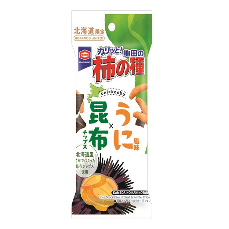 龟田制果 柿种海胆风味 海带脆片