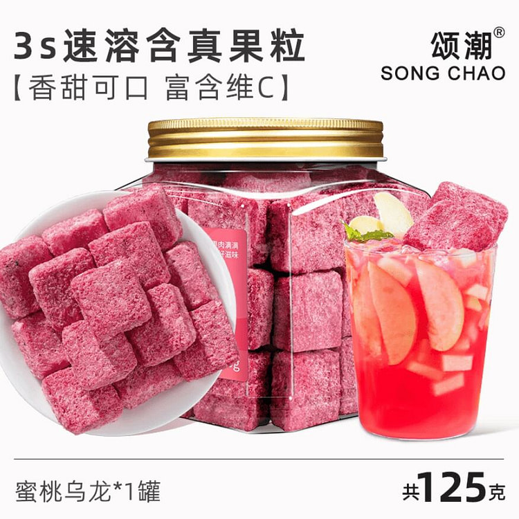 Songchao Freeze-Dried Peach Oolong 125g 125 g