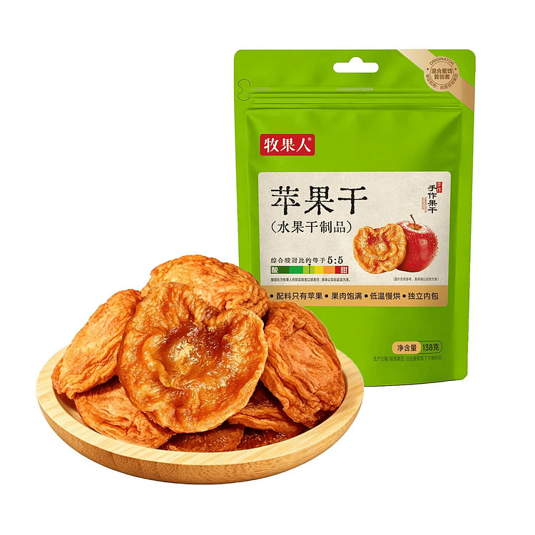 牧果人苹果干138g 138 克