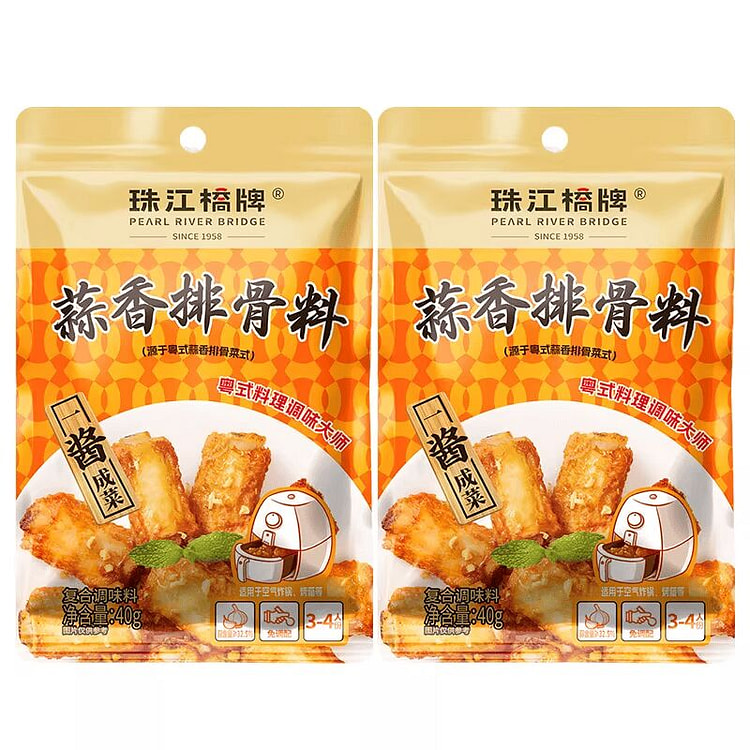 珠江桥牌蒜香排骨腌料蒜香80g 80 克