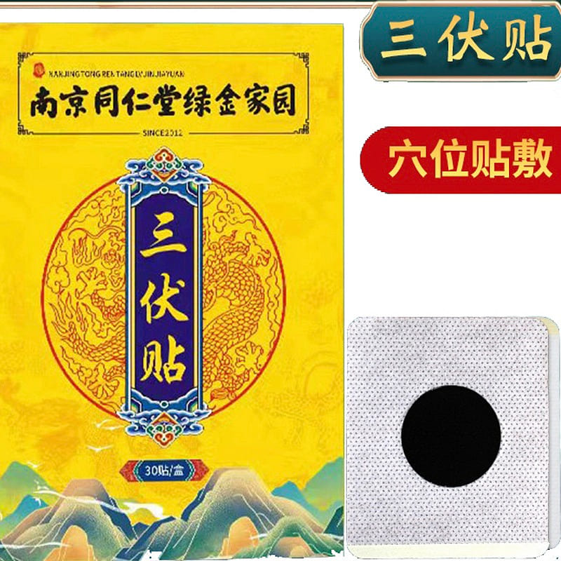 南京同仁堂 艾草灸膏贴 三伏贴 三九贴 30 个