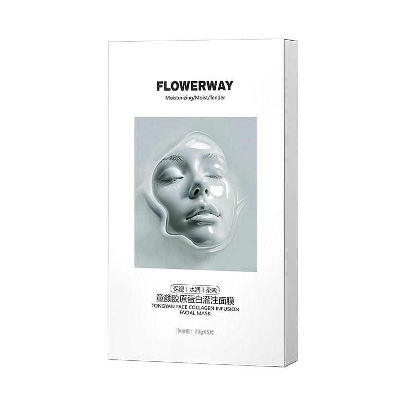 FLOWERWAY-Youth Collagen Infusion Mask-5 pcs 1 box