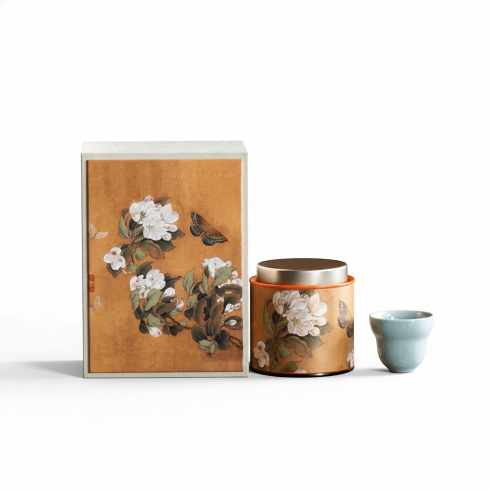 New Chinese Gift Set: Butterfly Elegance - Jasmine 50 g