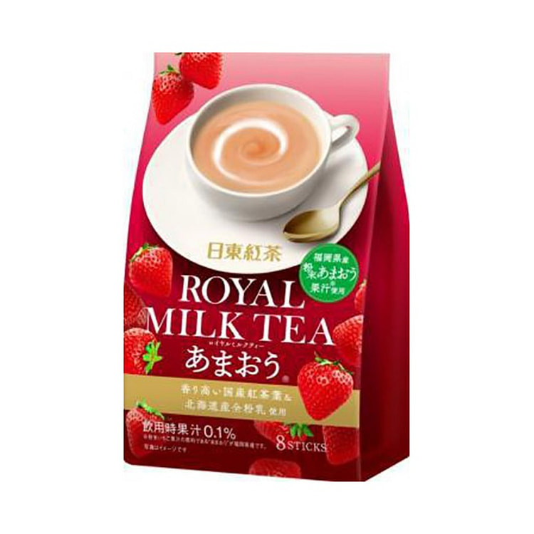 日东红茶 皇家奶茶 草莓味 8本入