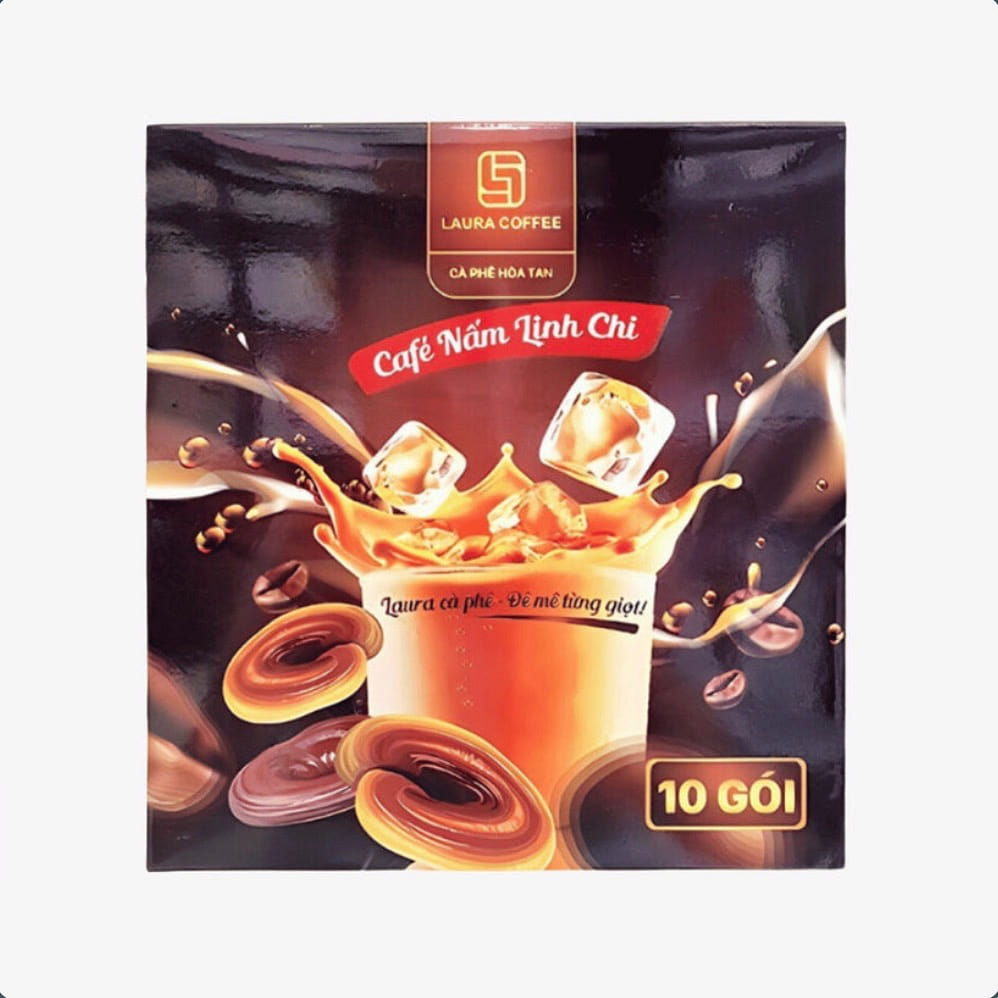 Laura Instant Lingzhi Mushroom Coffee 10 packs 10 pack