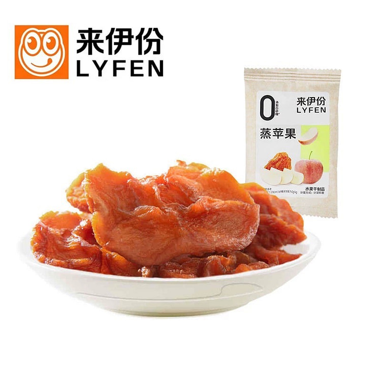 来伊份 蒸苹果软糯蜜饯休闲零食80g