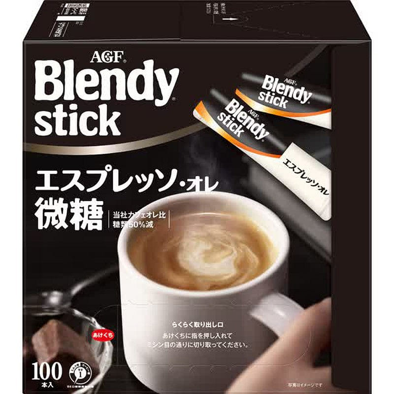 Blendy Sticks Espresso Au Lait Lightly Sweet 100 1 each