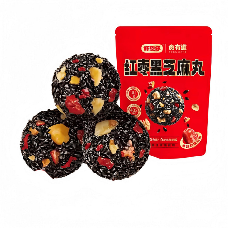 好想你红枣黑芝麻丸135g无糖养生丸九蒸九晒枣 135 克