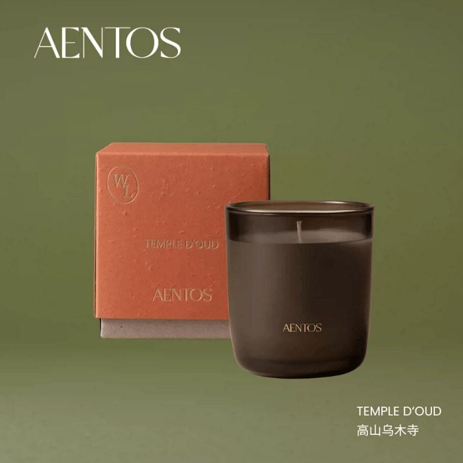 AENTOS WONDER LUXE CANDLE TEMPLE D’OUD 200 g