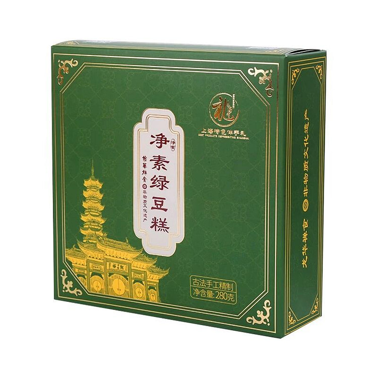 龙华素斋净素绿豆糕280g