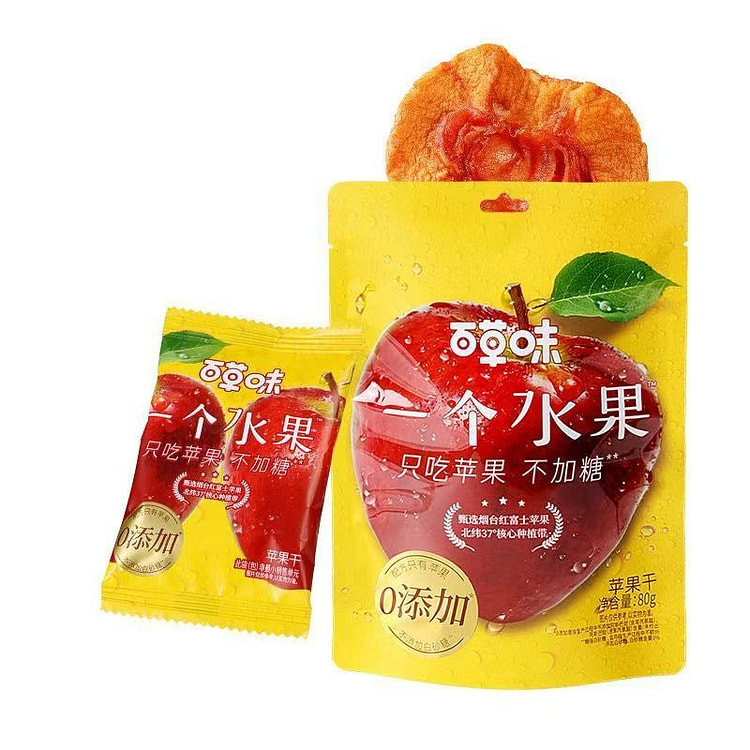百草味·苹果干80g 1 包